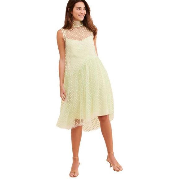 Naya Rea Dance All Night Midi Dress Size 12 Green - Picture 4 of 10